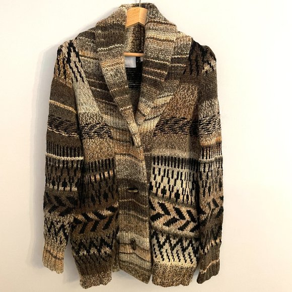 Zero Degrees Celsius Chunky Ski Lodge Cardigan Sweater - Picture 2 of 8